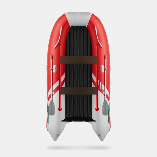 Надувная лодка GLADIATOR E350S красно-белый