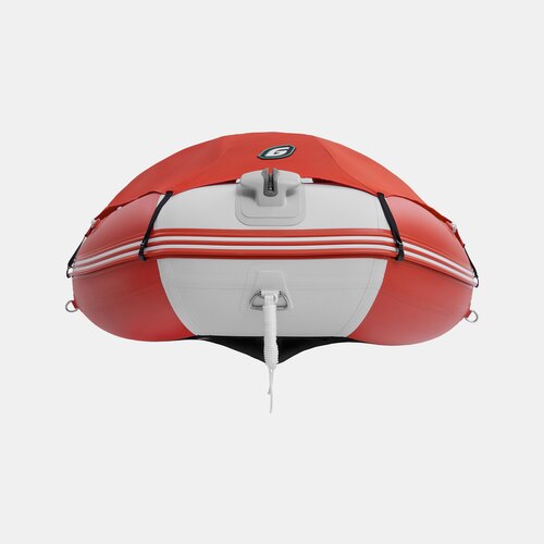 Надувная лодка GLADIATOR C400AL красно-белый