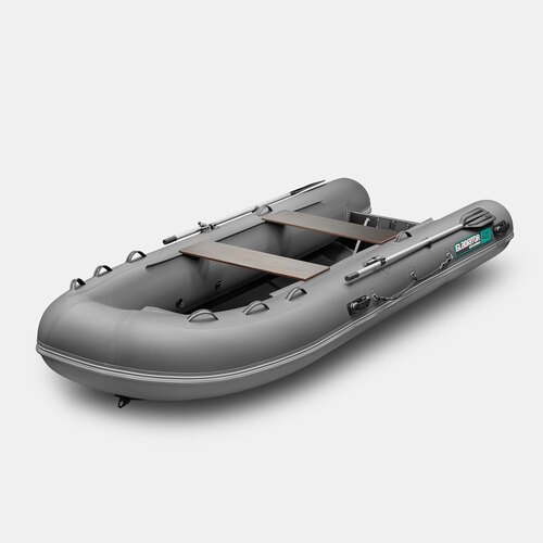 Надувная лодка RIB GLADIATOR AL 420 темно-серый (СПб)