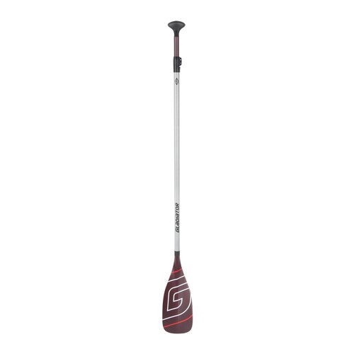 SUP весло Gladiator Race Full Carbon silver/red 3-части, лопатка M