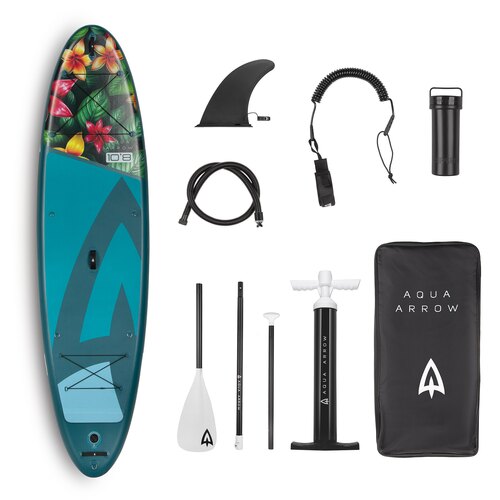 SUP доска надувная Aqua Arrow 10.8 ART Flowers