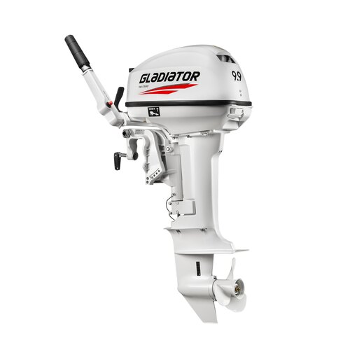Лодочный мотор GLADIATOR G9.9FHS_NEW WHITE